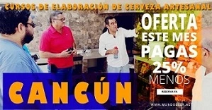 curso de cerveza artesanal en Cancún